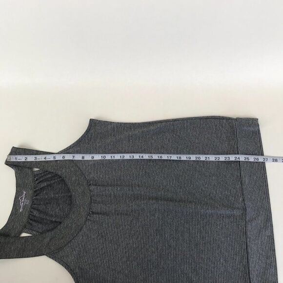 Eddie Bauer Travex Striped Racerback Tank Women’s Small Gray Sleeveless Active - Picture 7 of 11